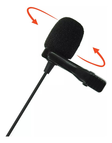 Microfone Lapela Jbl Cslm20b Omnidirecional Preto A Bateria