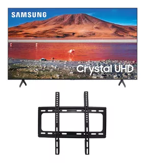 Smart Tv Samsung 55'' 4k + Soporte De Pared Un55tu7000bxza