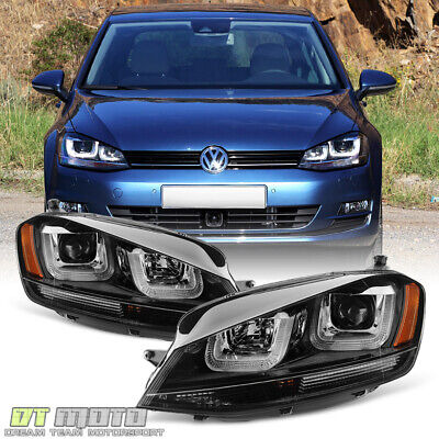 [l+r] Blk 2015-2017 Volkswagen Vw Golf/gti Mk7 Led Drl T Yyk
