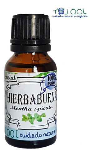 Aceite Esencial Hierbabuena 100% Puro Natural Orgánic Dif E