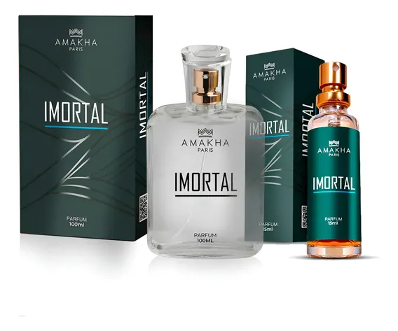 Kit Perfumado Imortal: Perfume  15ml + 100ml - Amakha Paris