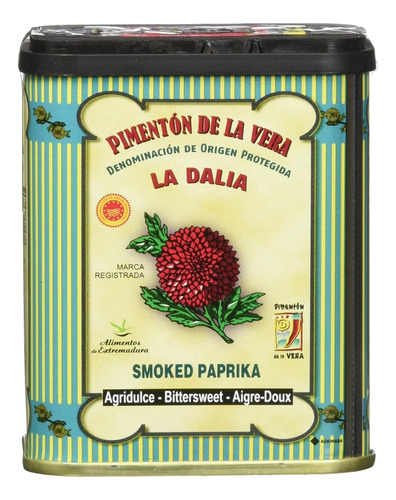 La Dalia Smoked Paprika Trio From Spain, Hot, Sweet & Bitter