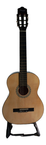 Guitarra Criolla Clásica Parquer Custom Gc109bl Color Marrón Claro