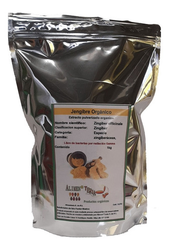 Jengibre, Cúrcuma Canela Y Maca Negra En Polvo 4 Kg Orgánico