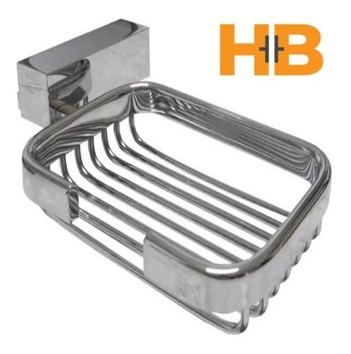 Imagen 1 de 6 de Jabonera Hafele Cod. 980.60.012 Linea Cuadrada Rembrandt