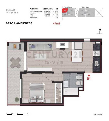 Imagen 8 de 10 de Departamentos 1 Dormitorio Con Patio!!!