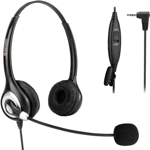 Auriculares Telefonicos Arama De 2,5 Mm Con Microfono