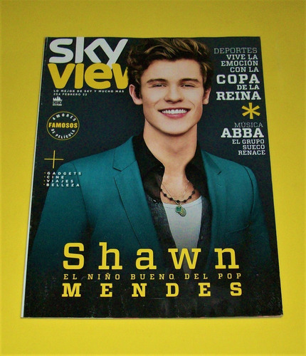 Shawn Mendes Revista Skyview Mariana Garza Pandora Abba