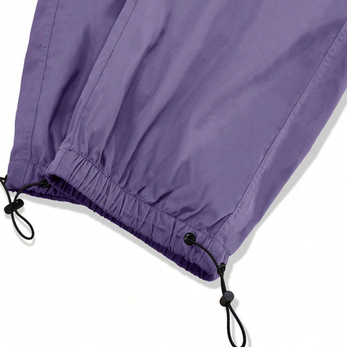 Pantalones Para Hombre Con Cintura Elástica Con Cordón Y Bol