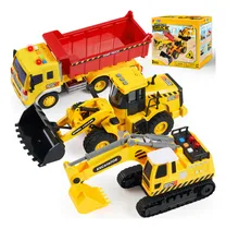 Comprar Joyin Juego De Construccion Con Excavadora, Camion Volquete