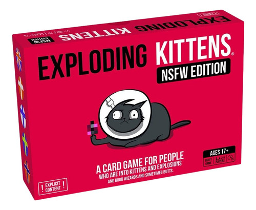 Exploding Kittens Nsfw Pink Edition