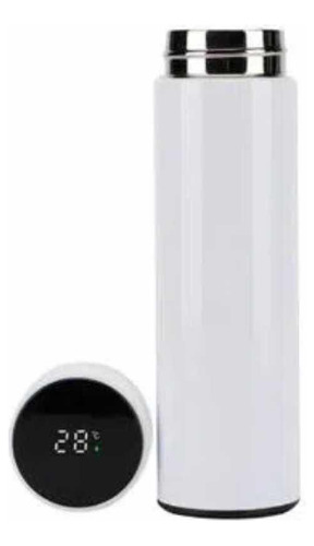 Garrafa Smart Sensor De Temperatura Digital Branca