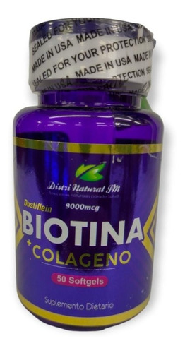 Biotina + Colageno 50 Capsulas - L a $34900