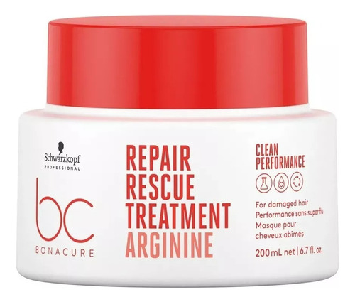 Bc Bonacure Schwarzkopf Repair Rescue Tratam. Arginine X 200