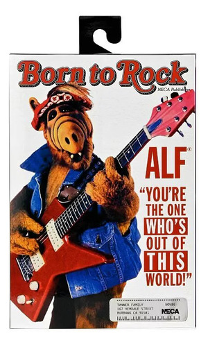 Neca Ultimate Action Figure Alf Born To Rock Original