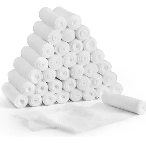 Venda Gasa Camiseta 20 Cm X 3 Mts (pack X 10 Uds) Esteril Blanco
