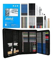 Comprar Juego De 72 Suministros De Dibujo Y Arte Lápices De Dibujo