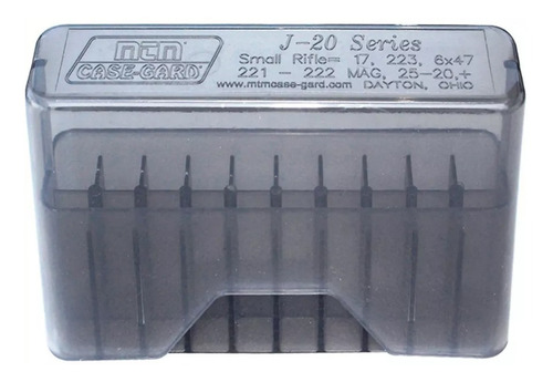 Estuche Porta Cartuchos Plastico Mtm Rifle Alto Poder Cajita