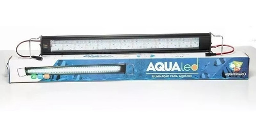 Luminária Aquário Aqualed Branca/azul 70/80cm 26w 1770 Lm