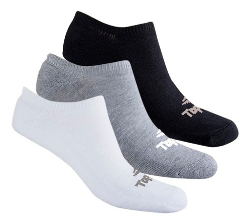 Topper Medias Lifestyle Mujer Pack X3 Invisible Tricolor Cli