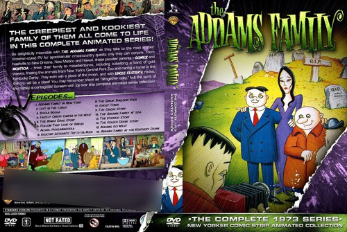 Dvd Box Família Addams ( Desenho Animado Dublado ) 4 Dvds