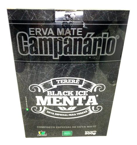 Erva Mate Tereré Campanário Black Ice Menta 30x500