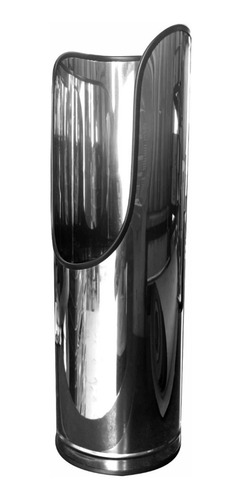 Imagem 2 de 5 de Suporte Luxo Inox De Chão Para Extintor De Pó 4kg/6kg Vaso
