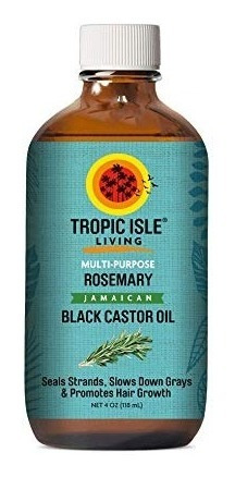 Tropic Isle Living Jamaicana Negro Aceite De Ricino Con Bote