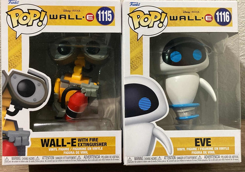 Funko Pop Paquete Wall-e #1115 + Eve #1116