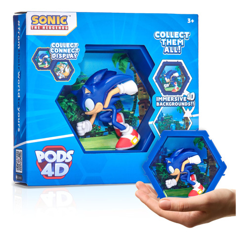 Wow! Pods 4d Sonic The Hedgehog Toy  Figura De Sonic Unica 