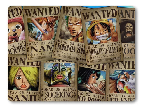 Mouse Pad 23x19 Cod.1197 Anime One Piece