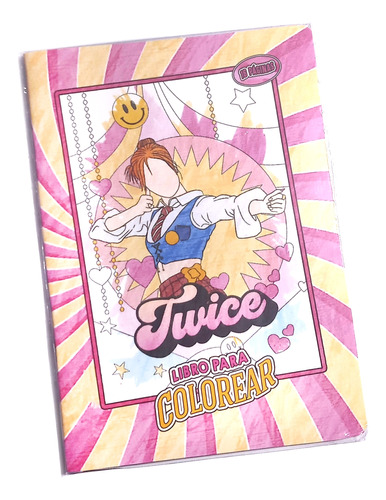 Twice Libro Para Colorear - Coloring Book - A5