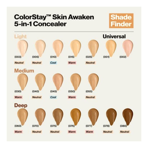 Revlon Colorstay Skin Awaken Corrector 5 En 1, Maquillaje