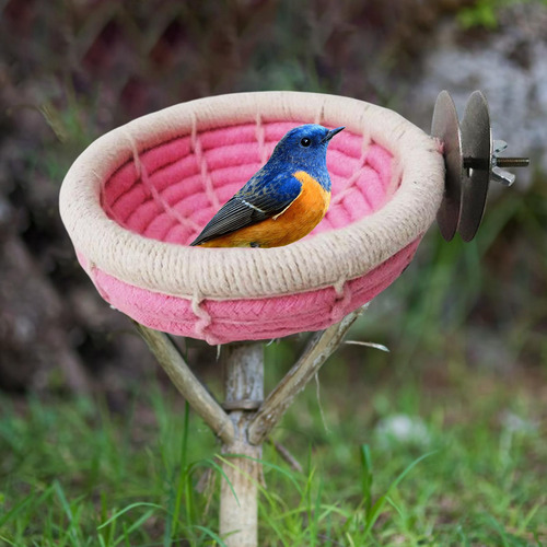2 Uds Mascota Pájaro Nido Hamaca Cabaña Cama Colgante Para