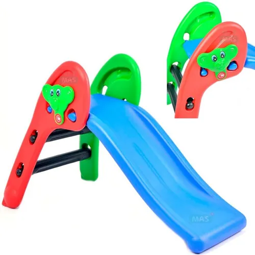 Tobogan Infantil 4 Escalones Fibra De Vidrio Multicolor - Genesio Hogar