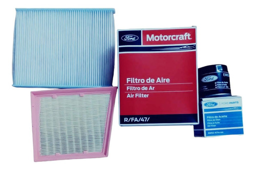 Kit Filtro Aire Aceite Habitáculo Original Ka 16/ Eco Fiesta