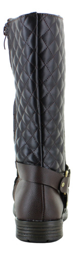Tropicana Bota Alta Moda Campera Ajuste Cinturon Niña 91605