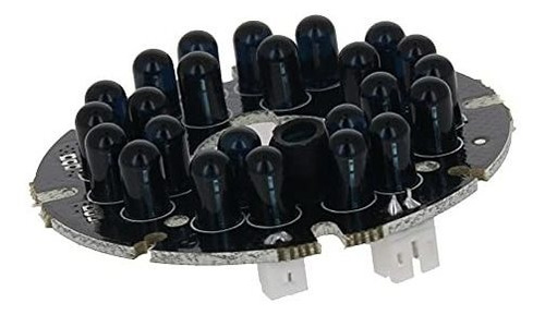 5 Unidad Od 1.7 24 Led Ir Infrarrojo Foco Placa Redonda 1j