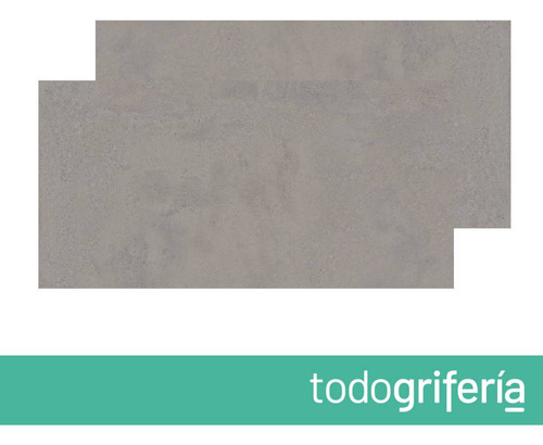 Porcelanato Gris Simil Cemento Monier Beton Satinado 90x180