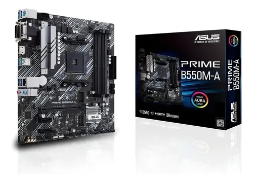 Asus Prime B550m-a Amd B550 Socket Am4 Micro Atx