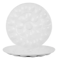 Comprar Foraineam Paquete De 2 Platos Para Huevos De Clara De Huevo