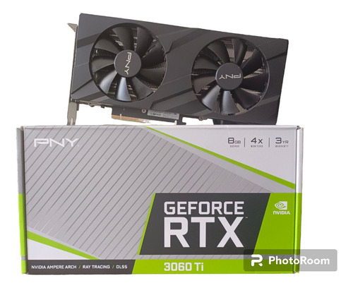 Pny Geforce Rtxtm 3060 Ti 8gb Gddr6x Vertotm Dual Fan