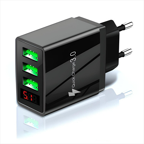 Cargador Usb Pared Quick Charge 3.0, Carga Rápida 3a, 3 Usb