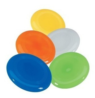 10 Frisbees P/ Personalizar Souvenir Ponele Tu Calco 16,5 Cm
