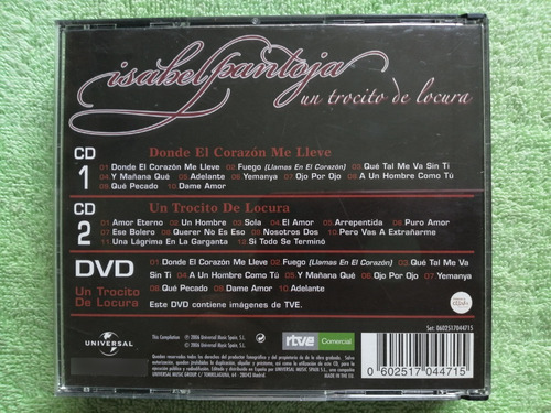 Eam Cd Doble + Dvd Isabel Pantoja Un Trocito De Locura 2006