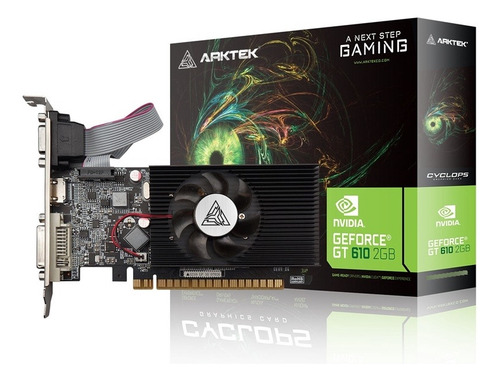 Tarjeta De Video Arktek Cyclops Gaming Geforce Gt610 2gb