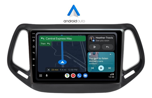Multimidia Jeep Compass 9p Android 4gb Octacore Voz 64gb 4g
