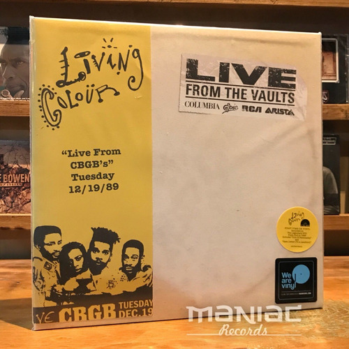 Living Colour Live From Cbgb's Tuesday 12/19/89 2 Vinilos