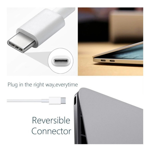Imagen 3 de 4 de Cargador Alternativo 20.2v 4.3a 87w Usb-c