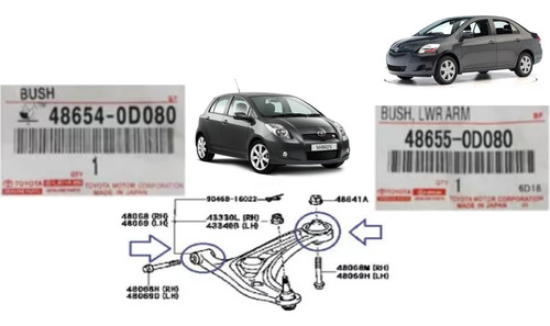 Buje Meseta Yaris Belta Sport 1.3 1.5 Grande 2006 Al 2014